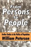 Book Cover for From Persons to People by William Petersen