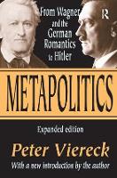 Book Cover for Metapolitics by Peter Viereck