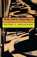 Book Cover for The New Society by Peter Drucker
