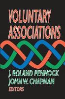 Book Cover for Voluntary Associations by John W Chapman
