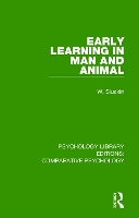 Book Cover for Early Learning in Man and Animal by W. Sluckin