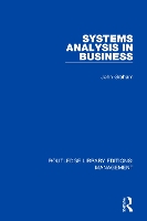 Book Cover for Systems Analysis in Business by John Graham