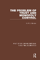 Book Cover for The Problem of Trust and Monopoly Control by A.P.L. Gordon