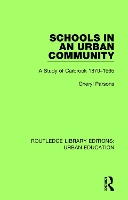 Book Cover for Schools in an Urban Community by Cheryl Parsons