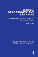 Book Cover for Choice, Opportunity and Learning by John Cornwall