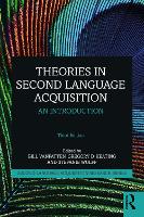 Book Cover for Theories in Second Language Acquisition by Bill VanPatten