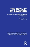 Book Cover for The Quality of Learning by Ronald Morris