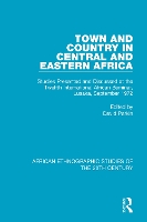 Book Cover for Town and Country in Central and Eastern Africa by David Parkin