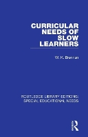 Book Cover for Curricular Needs of Slow Learners by W. K. Brennan