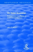 Book Cover for On Case Grammar by John Anderson