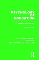 Book Cover for Psychology of Education by Edgar Stones