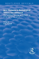 Book Cover for New Horizons in Sociological Theory and Research by Luigi Tomasi