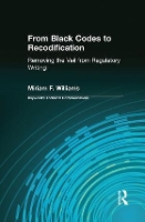 Book Cover for From Black Codes to Recodification by Miriam Williams