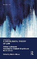 Book Cover for A Sociological Theory of Law by Niklas Luhmann