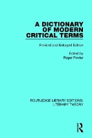 Book Cover for A Dictionary of Modern Critical Terms by Roger Fowler