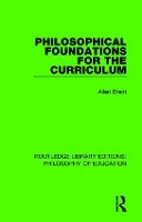 Book Cover for Philosophical Foundations for the Curriculum by Allen Brent