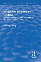 Book Cover for Hong Kong from Britain to China by Li Pang-Kwong