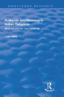 Book Cover for Authority and Meaning in Indian Religions by Julia Leslie