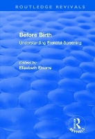 Book Cover for Before Birth by Elizabeth Ettorre