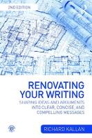 Book Cover for Renovating Your Writing by Richard Kallan