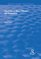 Book Cover for Sources of Non-official UK Statistics by David Mort