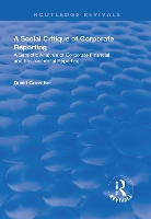 Book Cover for A Social Critique of Corporate Reporting by David Crowther