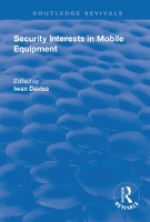 Book Cover for Security Interests in Mobile Equipment by Iwan Davies