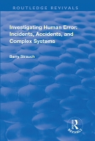 Book Cover for Investigating Human Error by Barry Strauch