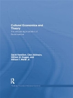 Book Cover for Cultural Economics and Theory by David Hamilton