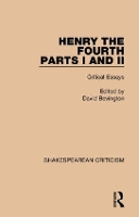 Book Cover for Henry IV, Parts I and II by David Bevington