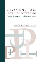 Book Cover for Processing Instruction by Bill VanPatten