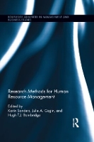 Book Cover for Research Methods for Human Resource Management by Karin Sanders