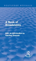 Book Cover for A Book of Broadsheets (Routledge Revivals) by Various