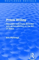 Book Cover for Précis Writing by Eric Partridge