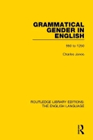 Book Cover for Grammatical Gender in English by Charles Jones