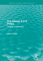 Book Cover for U.S. Energy R & D Policy by John E. Tilton