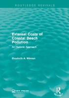 Book Cover for External Costs of Coastal Beach Pollution by Elizabeth A. Wilman