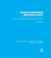 Book Cover for Discovering Sociology by John Rex