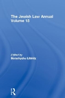 Book Cover for The Jewish Law Annual Volume 15 by Berachyahu Lifshitz