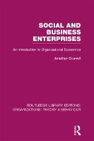 Book Cover for Social and Business Enterprises (RLE: Organizations) by Jonathan Boswell