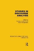 Book Cover for Studies in Discourse Analysis (RLE Linguistics B: Grammar) by Malcolm Coulthard