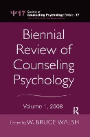 Book Cover for Biennial Review of Counseling Psychology by W. Bruce Walsh