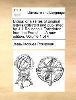 Book Cover for Eloisa by Jean Jacques Rousseau
