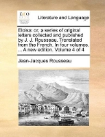 Book Cover for Eloisa by Jean Jacques Rousseau