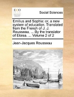 Book Cover for Emilius and Sophia by Jean Jacques Rousseau