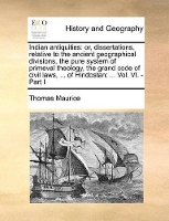 Book Cover for Indian Antiquities by Thomas Maurice