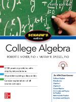 Book Cover for Schaum's Outline of College Algebra, Fifth Edition by Murray Spiegel, Robert Moyer