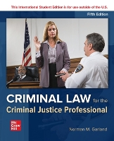 Book Cover for ISE Criminal Law for the Criminal Justice Professional by Norman Garland