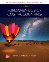 Book Cover for Fundamentals of Cost Accounting ISE by William Lanen, Shannon Anderson, Michael Maher