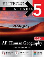 Book Cover for 5 Steps to a 5: AP Human Geography 2024 Elite Student Edition by Carol Ann Gillespie